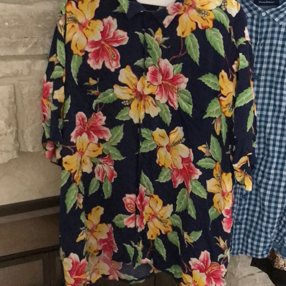 Ralph Lauren Navy Floral Shirt